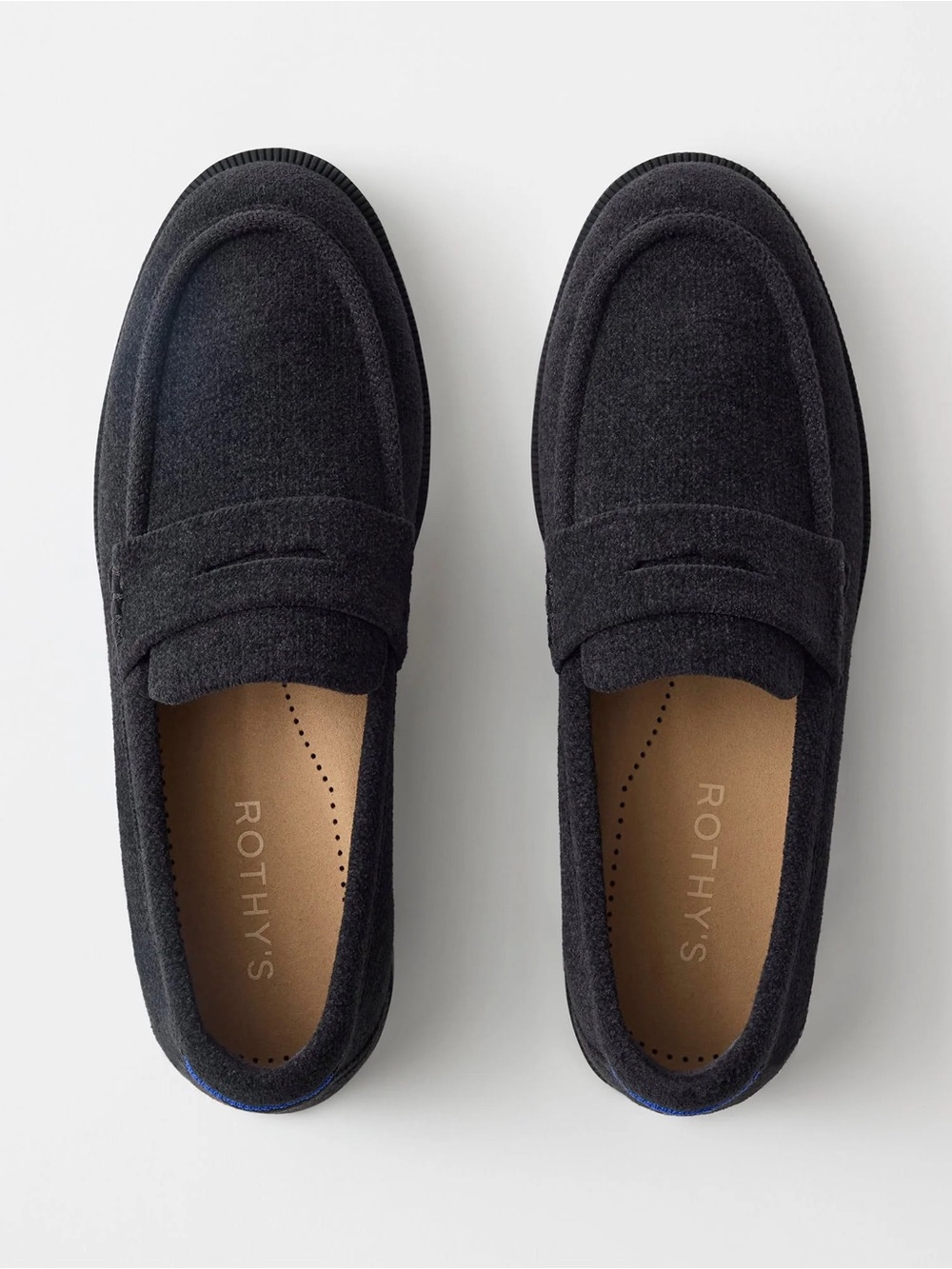 NEW Rothy's The Penny Loafer ReVelvet in Black